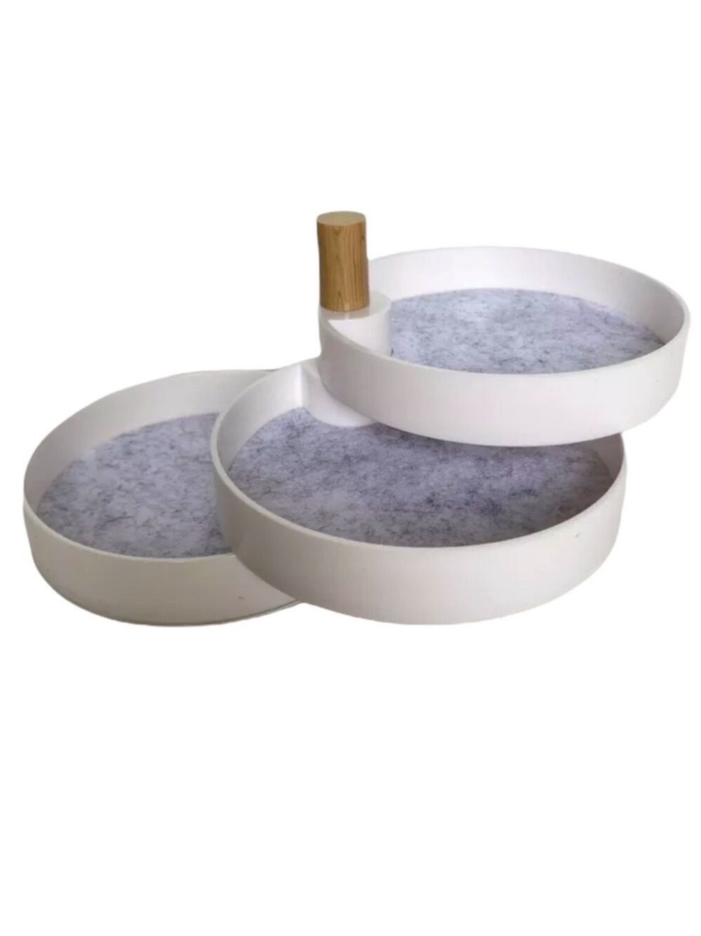 NEW Tiered tray The 2 Bandits tiered catchall tray moving parts NEW in box